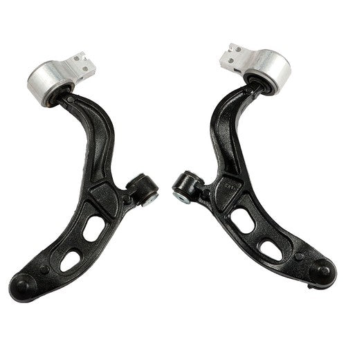 Solid Spare 2× Black Front Lower Control Arm For Ford Taurus Flex Lincoln MKS MKT 2010-2012