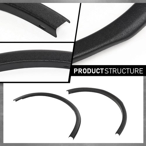 Solid Spare Fit For 2015 2016 2017 2018 2019 Subaru Outback Fender Flare Wheel Arch Molding