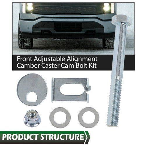 Solid Spare Fit For 04-08 21-23 Ford F150 Front Adjustable Alignment Camber Caster Cam Bolts
