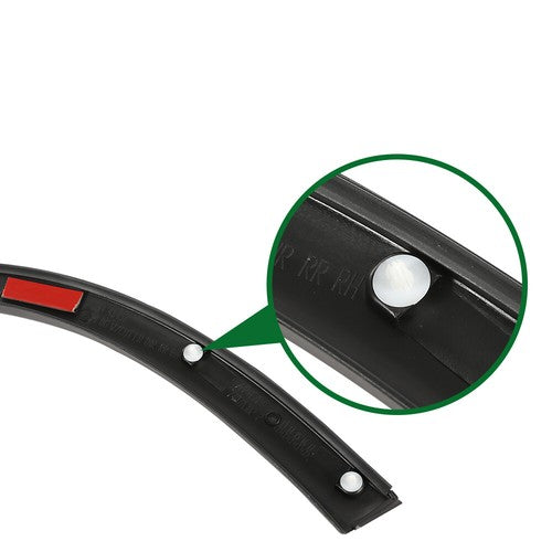Solid Spare Fit For 2014-2020 Mitsubishi Outlander Front Right Fender Wheel Flare Molding