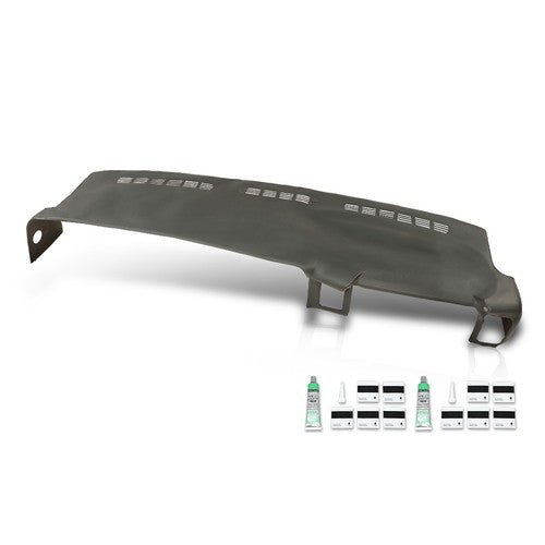 Solid Spare Fit For 99-06 Silverado Sierra TPE Dash Board Cover Dashboard Overlay Gray