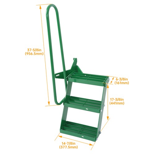 Solid Spare LH Stair Step Extension Kit For John Deere 3010 3020 4010 2WD Utility Tractor