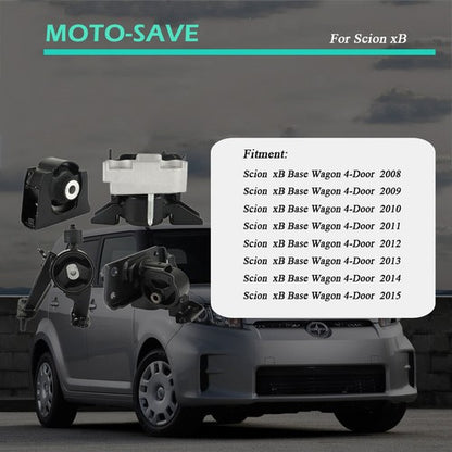 Solid Spare Fit For 2008-2015 Scion xB 62071 Auto Engine Motor & Transmission Mount Set 4PCS