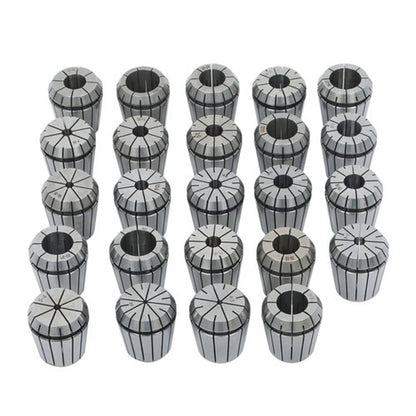 Solid Spare Collet Sets Collet Chuck 24PCs ER40 Workholding Collets 3-25 mm for Milling 40CR