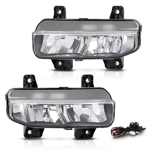 Solid Spare Fit For 2019-2022 Ram 1500 2500 3500 LED Fog Lights Driving Lamps Left+Right