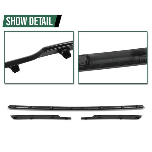 Solid Spare Fit For 13-17 Land Rover Range Rover Front Bumper Lower Insert Trim Black