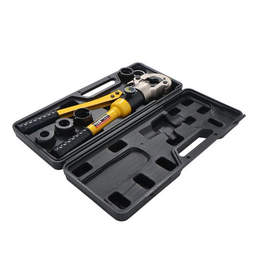 Solid Spare Hydraulic Pipe Cutter Copper Tube Fittings Crimping Tool w/ 1/2 3/4 & 1-inch Jaw