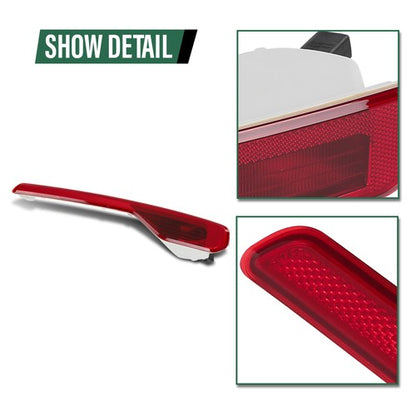 Solid Spare Fit For 18-22 Volvo XC40 Rear Bumper Reflector Light Without bulb Right Side RH