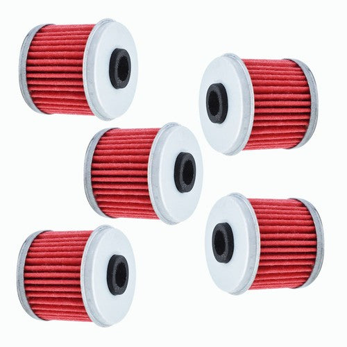Solid Spare 5x Oil Filter Fit For Honda TRX450R CRF150R CRF150RB CRF250X/R CRF450X CRF450R