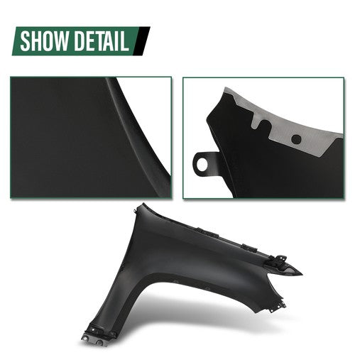 Solid Spare Front Left Side Fender Steel Fit For 2015-2022 Chevrolet Colorado GM1240404