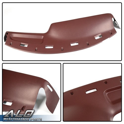 Solid Spare Fit For 94-97 Dodge Ram 1500 2500 3500 Dash Board Cap Cover Overlay Red