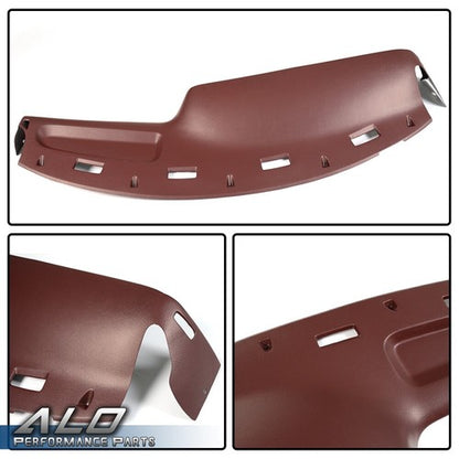 Solid Spare Fit For 94-97 Dodge Ram 1500 2500 3500 Dash Board Cap Cover Overlay Red