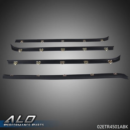 Solid Spare Window Sweep Felt Weatherstrip Seal Kit Fit For 81-91 Chevy GMC Pickup Truck