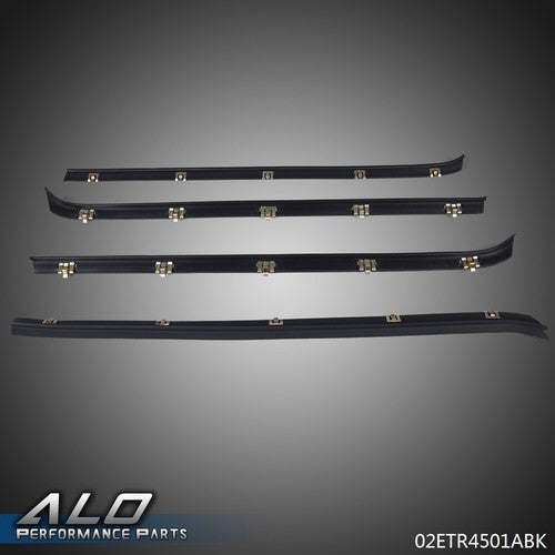 Solid Spare Window Sweep Felt Weatherstrip Seal Kit Fit For 81-91 Chevy GMC Pickup Truck