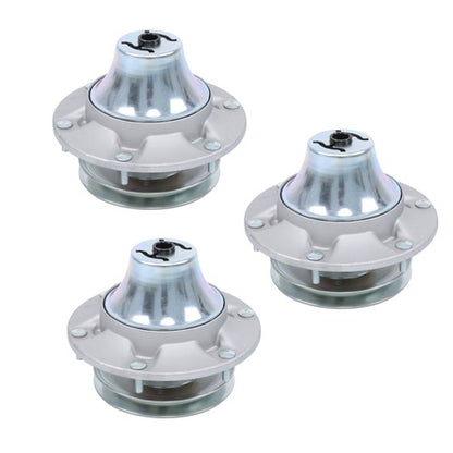 Solid Spare 3× Spindle Assembly For John Deere AM141457 AM124339 TCA13807 TCA25832