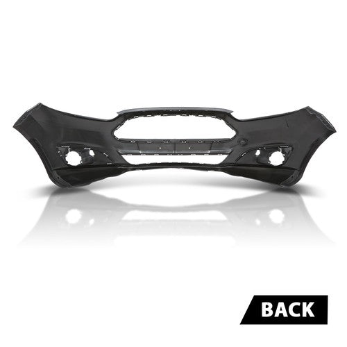 Solid Spare Fit For 2014 2015 2016 2017 2018 2019 Ford Fiesta Front Bumper Cover Fascia