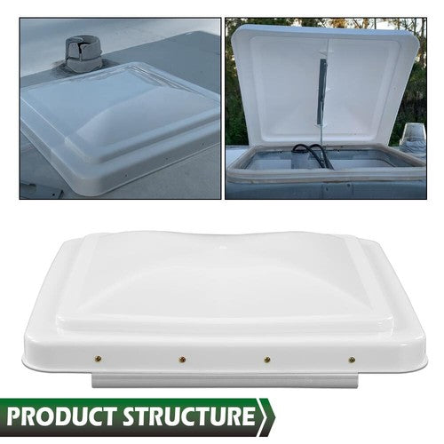 Solid Spare Fit For Ventline Elixir 14"x14" Roof Vent Cover Camper RV Trailer Ventline White
