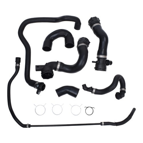 Radiator Coolant Water Hose Pipe Kit 7 Hoses For 2007-2011 BMW 128i 328i N51 E90