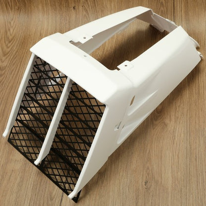 Solid Spare White Gas Tank Side Covers W/ Radiator Cover Grill for Yamaha Banshee 350 87-06