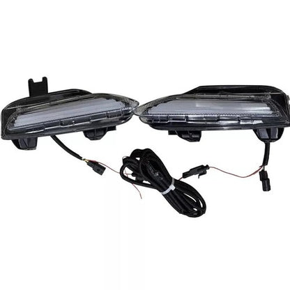 4PCS LED Double Color Fog LIghts & Turn Signal Lights For 2014-2020 Infiniti Q50