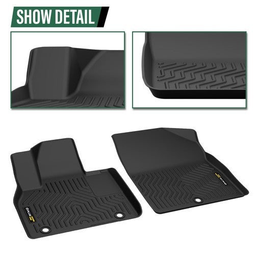 Solid Spare Fit For 20-24 Hyundai Palisade All Weather TPE Floor Mats Protection Liners