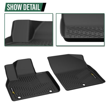 Solid Spare Fit For 20-24 Hyundai Palisade All Weather TPE Floor Mats Protection Liners