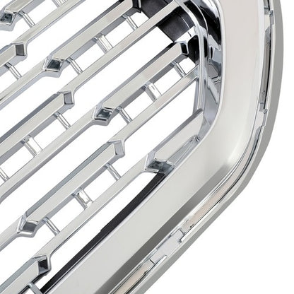 Solid Spare Fit For GMC Yukon Denali Style 2015-2020 22936421 Front Upper Grille Chrome ABS