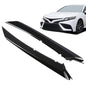 Solid Spare Fit For 18-22 Toyota Camry SE/XSE Front Bumper Headlight Trim Molding Pair
