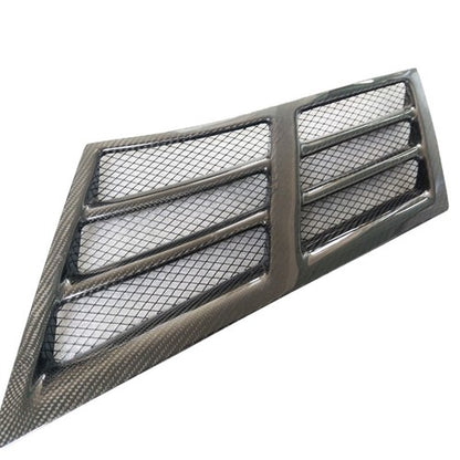 Fit 2008-2022 2023 Nissan GT-R R35 Carbon Fiber Front Fender Side Grille Pair