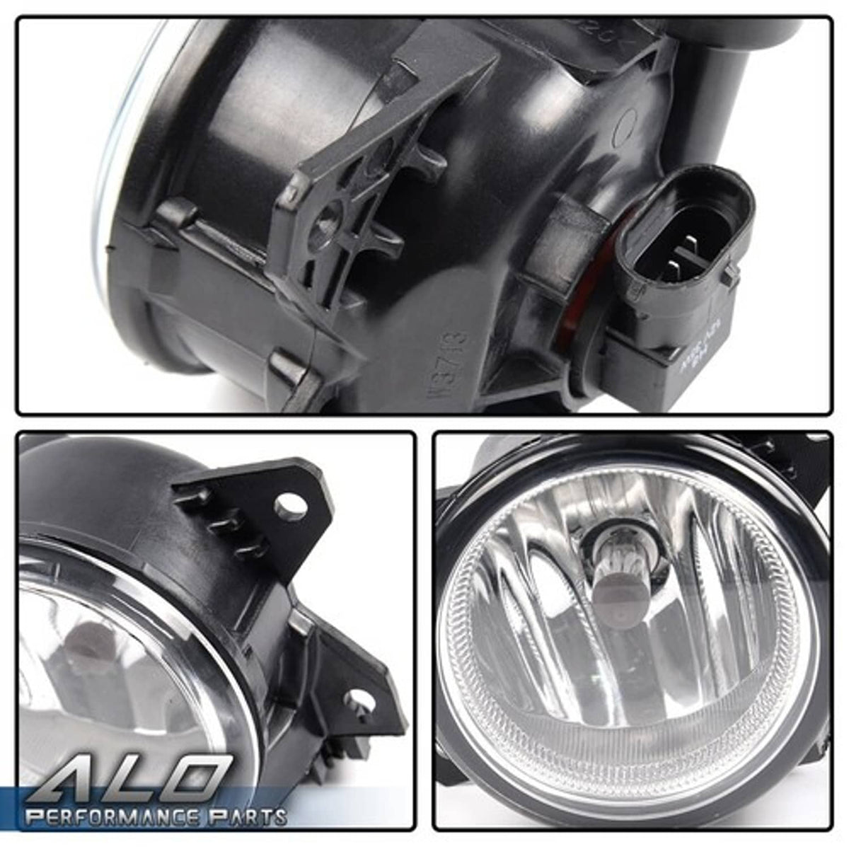 Solid Spare Fit For 16-18 Honda Civic Sedan Front Bumper Clear Lens Fog Light Lamps