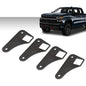 Solid Spare Parallel 4 Link Tabs 2" Square Tubing Air Ride Brackets Ladder Bar Mounting