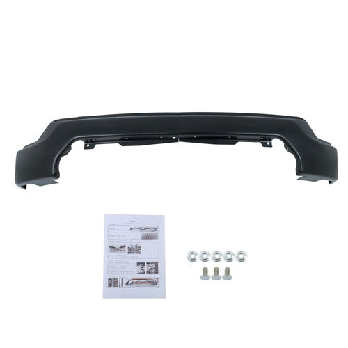 Solid Spare Brand New For GMC Sierra 1500 2019-2021 Split Style Black Front Bumper Face Bar