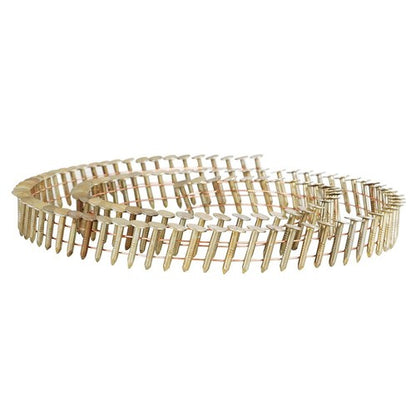 Solid Spare 3600 full round head roof nails, 7 / 8 inch, 15 degree inclined coil Galvanized