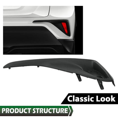 Solid Spare Fit For 18-19 Toyota C-HR RH Right Passenger Side Bumper Insert Cover Plate