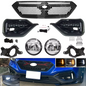 For 2022 2023 Subaru WRX STI LED Turn Signal DRL Fog Bezel Lights & Front Grille