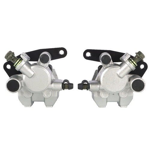 Solid Spare Front Brake Calipers & Disc Rotors For Yamaha Big Bear 400 YFM400F 4x4 2000-2006