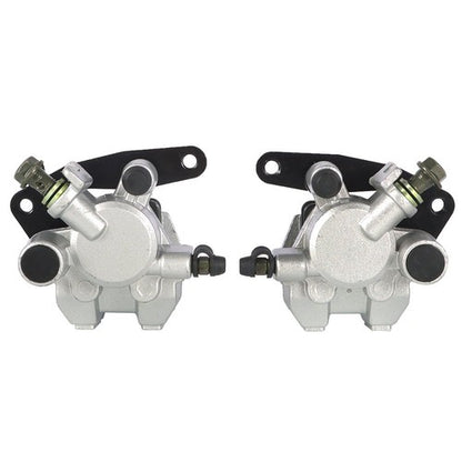 Solid Spare Front Brake Calipers & Disc Rotors For Yamaha Big Bear 400 YFM400F 4x4 2000-2006