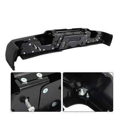 Solid Spare For Ford F250 F350 2017-2022 New Rear Step Bumper Super Duty w/o Sensor Holes