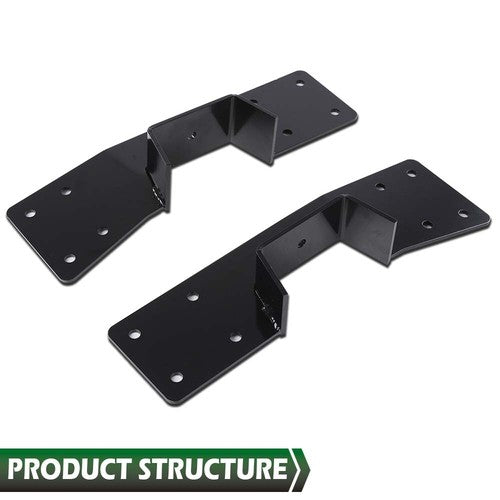 Solid Spare Rear Axle C-Notch & Flip 6" Drop Kit For 99-06 Chevy Silverado & GMC Sierra 1500