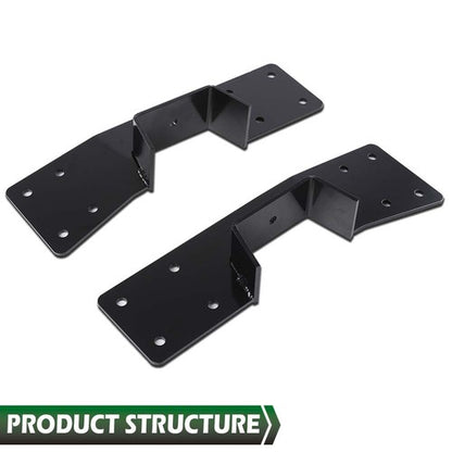 Solid Spare Rear Axle C-Notch & Flip 6" Drop Kit For 99-06 Chevy Silverado & GMC Sierra 1500