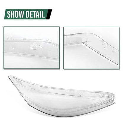 Solid Spare Fit For 10-13 Mercedes-Benz S Class W221 Headlight Replacement Lens Left & Right