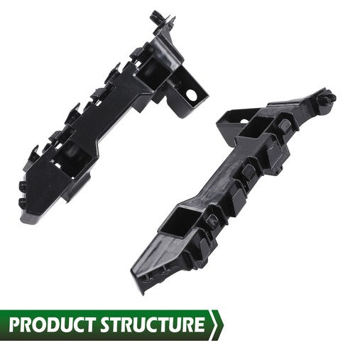 Solid Spare Fit For 2018-2021 Honda Accord Sedan Front Bumper Retainer Bracket Left+Right