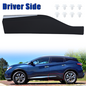 Black & Chrome Rear Left Lower Door Molding Trim For 2015-2022 Nissan Murano