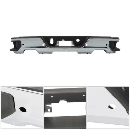 Solid Spare W/ Vent And Sensor Hole Auto Rear Bumper Metal For Chevrolet 2019-2023 &GMC NEW