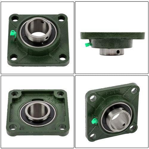Solid Spare (6) UCF209-28 Solid Base Pillow Block Flange Mounted Bearing 1-3/4" Bore 4 Bolt