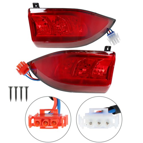 Solid Spare LED Tail Light Rear Light 12V 3 Wire For Club Car Precedent 2004+ 102528901