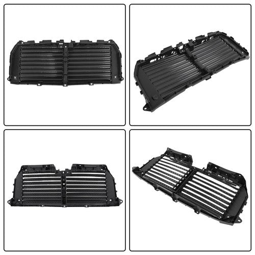 Solid Spare Upper&Lower Radiator Grille Air Shutter Assembly FL3Z8475F For Ford F-150 15-17
