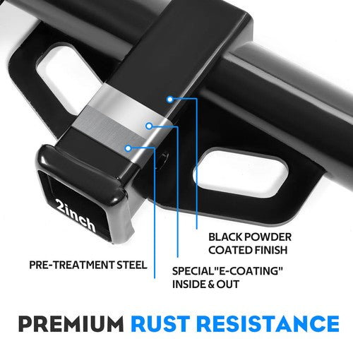 Solid Spare Class 3 Rear Bumper Towing Trailer Hitch Receiver 2" For Toyota Sienna 2004-2020