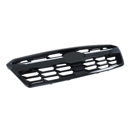 Solid Spare For Subaru Crosstrek 2018 2019 2020 Front Upper Grill Black with Chrome Molding