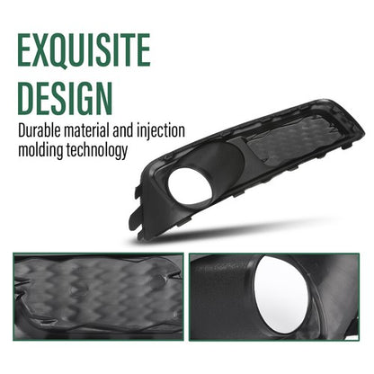 Solid Spare Front Bumper Fog Light Bezel Lamp Trim Fit For 10-12 Subaru Legacy Left+Right